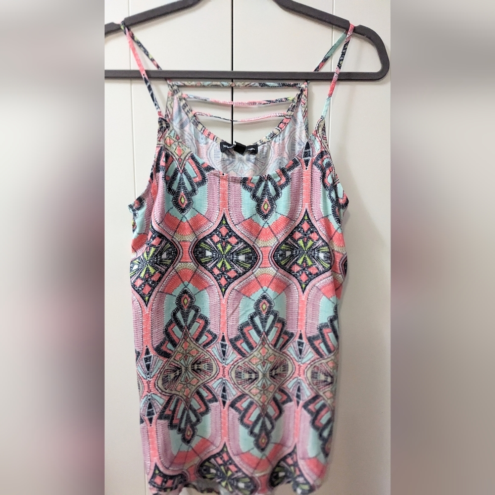 MASON & MACKENZIE, Strappy Tunic Cami, Size Large.